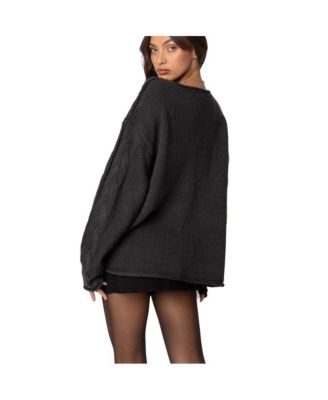 Women's Inga Oversized Cable Knit Sweater
