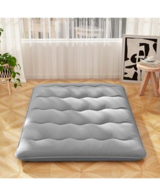 Foldable Futon Mattress with Washable Cover and Carry Bag