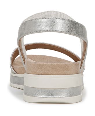 Women's Zing Round Open Toe Wedge Slingback Sandals