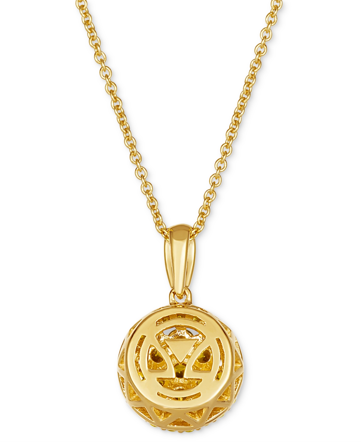 Le Vian Chocolate Diamond (1/3 ct. t.w.) & Nude Diamond (1/6 ct. t.w.) Pendant 20" Necklace in 14k Honey Gold