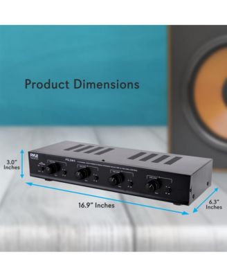 4-Channel Speaker Selector System - Multi-Zone Audio Receiver for Home Theater