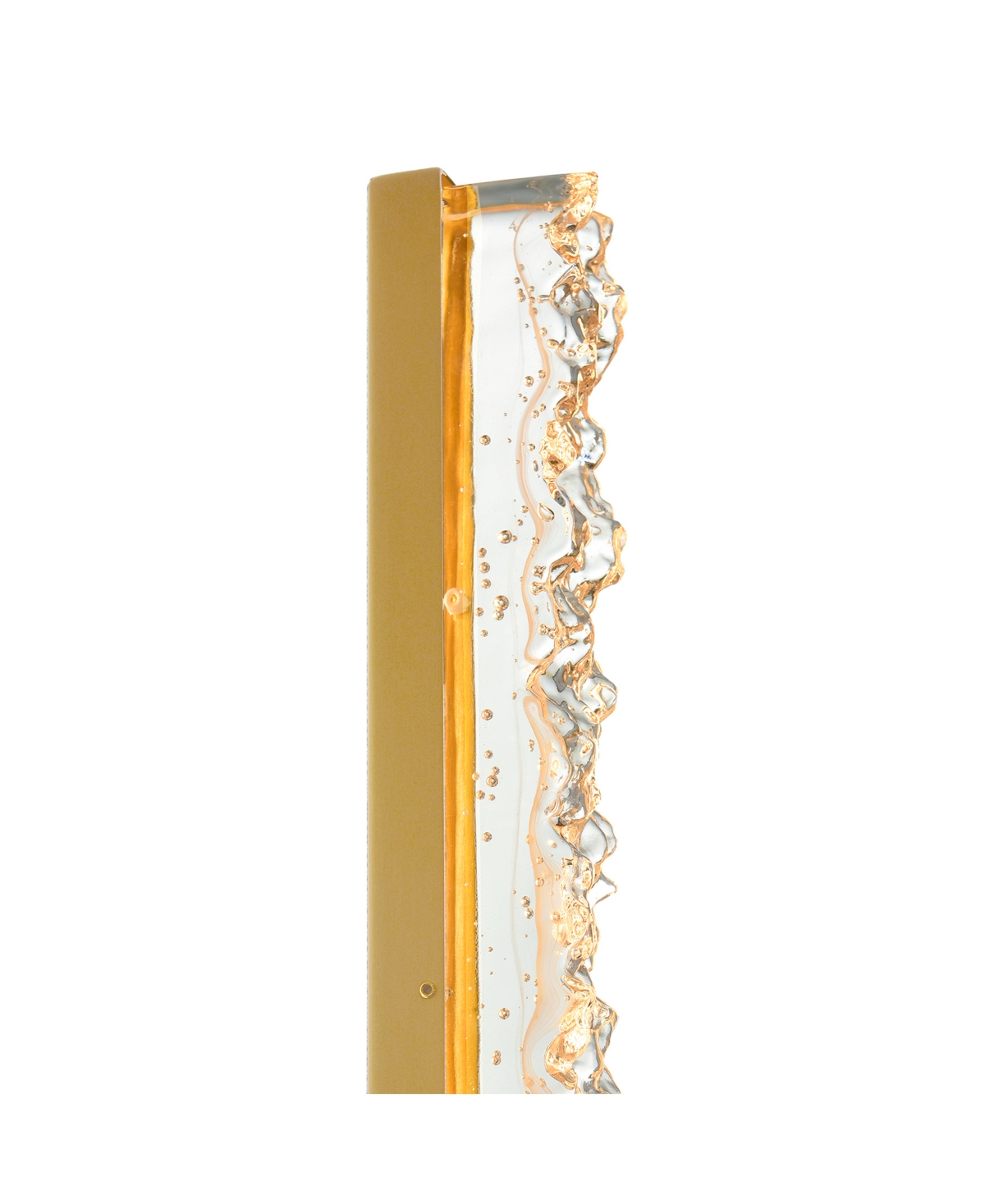 Shop Cwi Lighting 5.5" Metal Stagger Integrated Led Chandelier In Brass