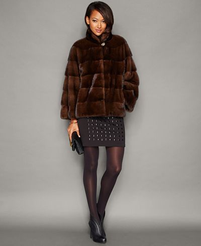 The Fur Vault Mink Fur Jacket