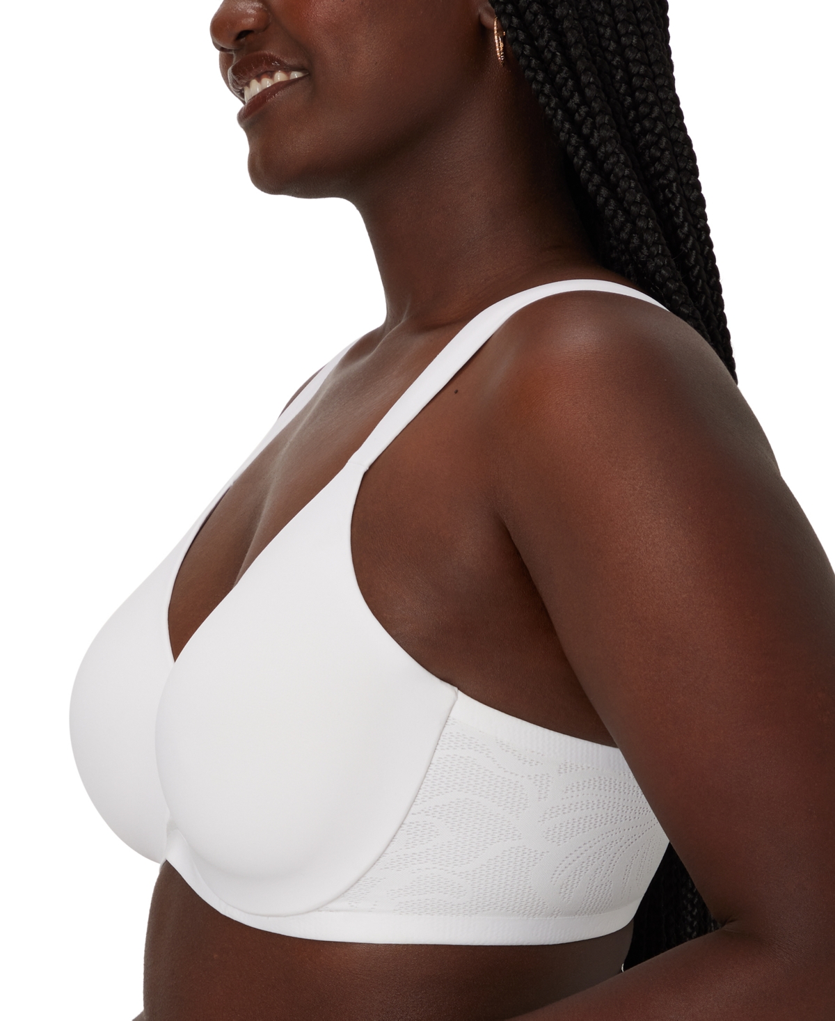 Shop Bali Women's Coolest Smoothing Underwire T-shirt Bra Df4580 In White