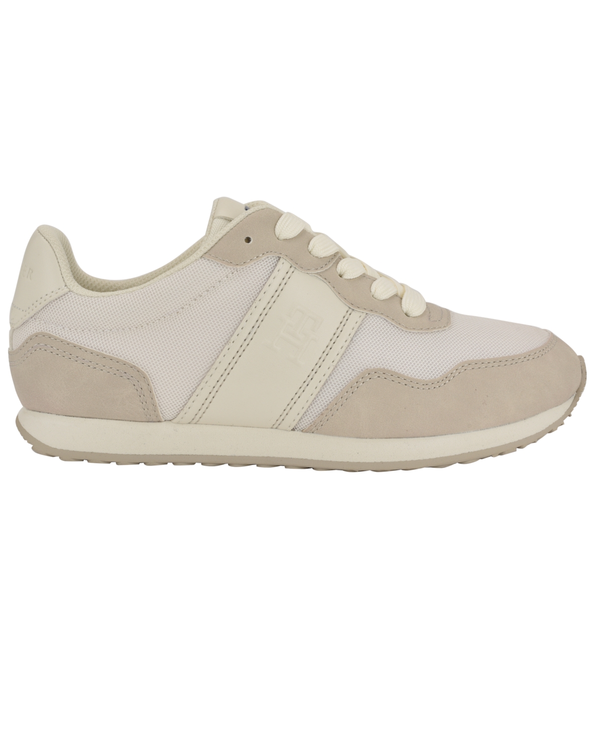 Tommy Hilfiger Women's Cameo Retro Lace-up Sneakers In Ivory