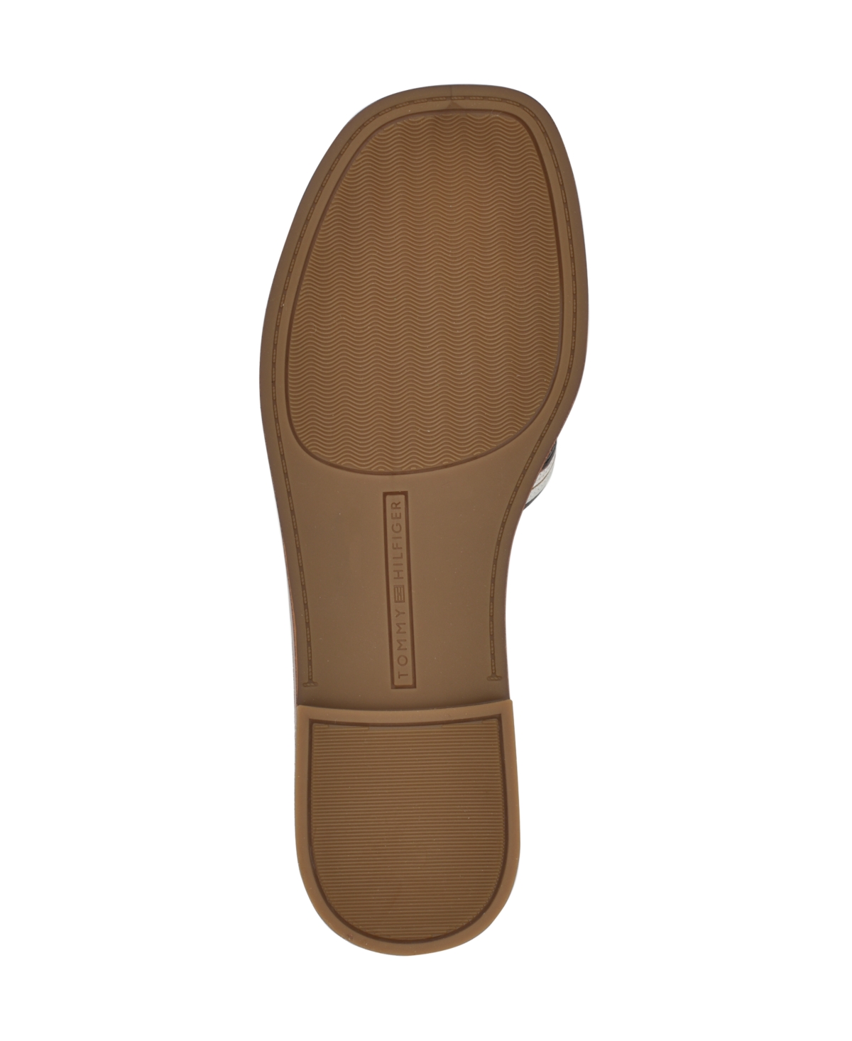 Tommy Hilfiger Tressi Slide Sandal In Black,silver