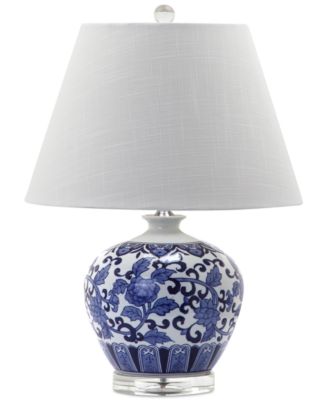 Decorator's Lighting - Rose Pattern Round Table Lamp