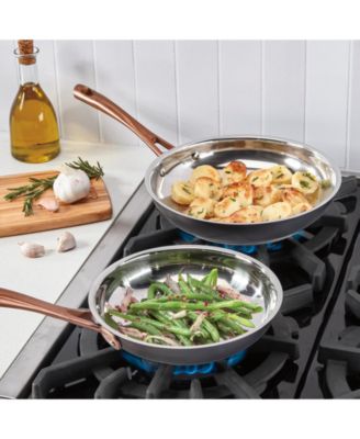 Matte Black Elegance 8" and 10" Skillet Set