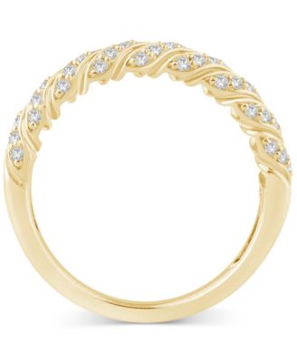 Diamond Wedding Band (1/4 ct. t.w.) in 14k Gold