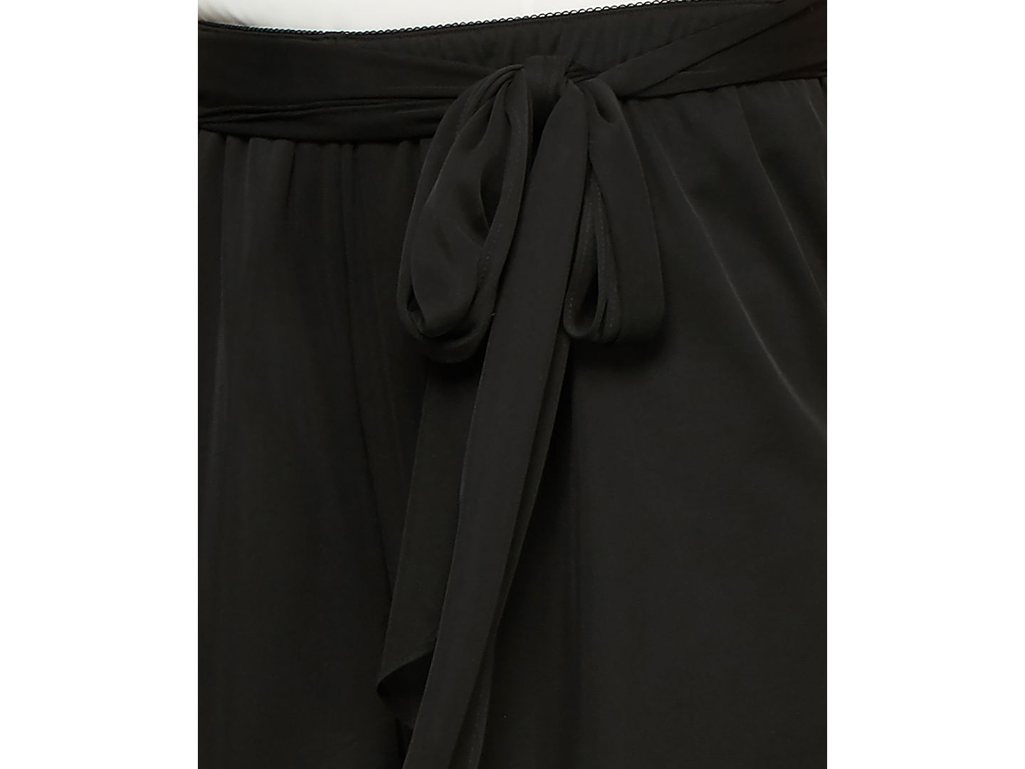 Женские брюки Alex Evenings Sash-Belt Wide-Leg, цвет: Чёрный — фото 3
