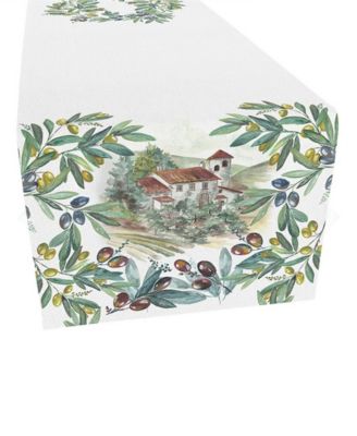 Laural Home - Olive Grove 13x90 Table Runner