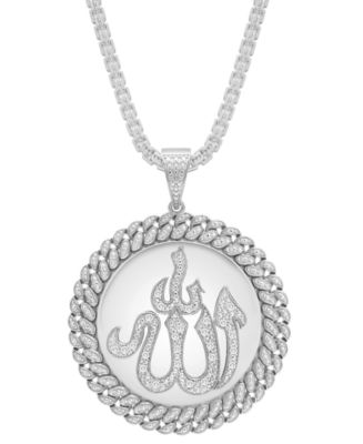 Tuscany Silver Ciondolo campanella in argento sterling su catena curb - 46 cm/18 pollici, per donna