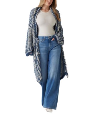GUESS - Women's Bellflower High-Rise Wide-Leg Jeans