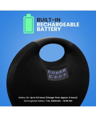 5.25” Portable Wireless Bluetooth Streaming Speaker with Waterproof Design, Wireless Microphone, TWS, USB/MP3 Playback, Rechargeable Battery