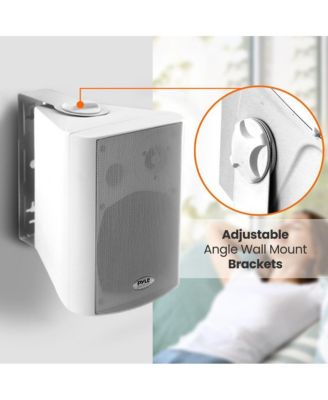 5.25” Bluetooth Wireless Wall Mountable Speaker System with 2-Way Full Range Stereo Sound, 300W RMS