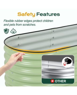 Aluzinc Material Modular Metal Raised Garden Bed