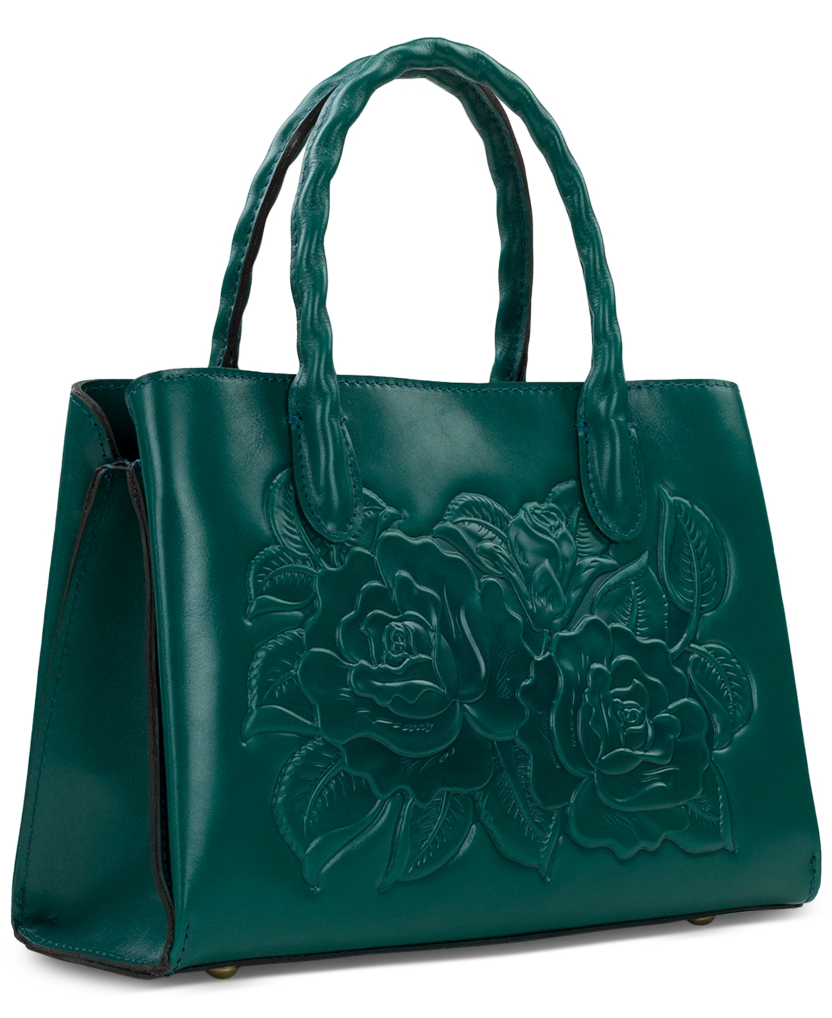 PATRICIA NASH GENOVESE MEDIUM LEATHER TOP HANDLE BAG