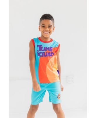 Boys Looney Tunes Athletic Tank Top Mesh Shorts