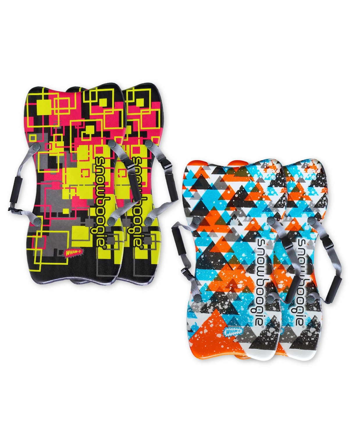 Snowboogie 36" Single Rider Snow Sled with Adjustable Handles Straps