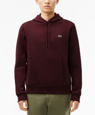 Lacoste - Men's Long Sleeve Solid Fleece Hoodie