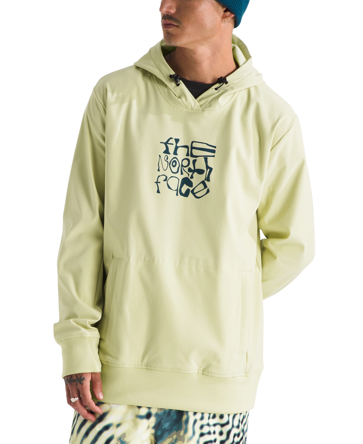 Shop The North Face Men's Tekno Logo Hoodie In Nettle