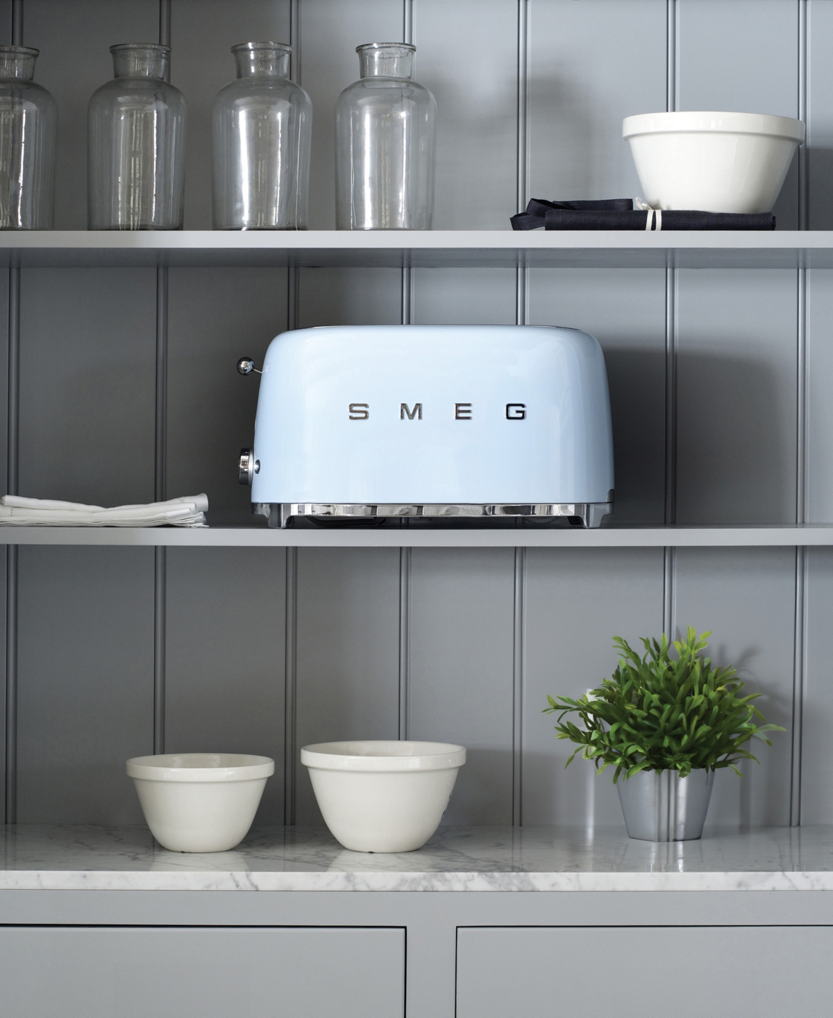 Smeg 4-slice Toaster In Blue