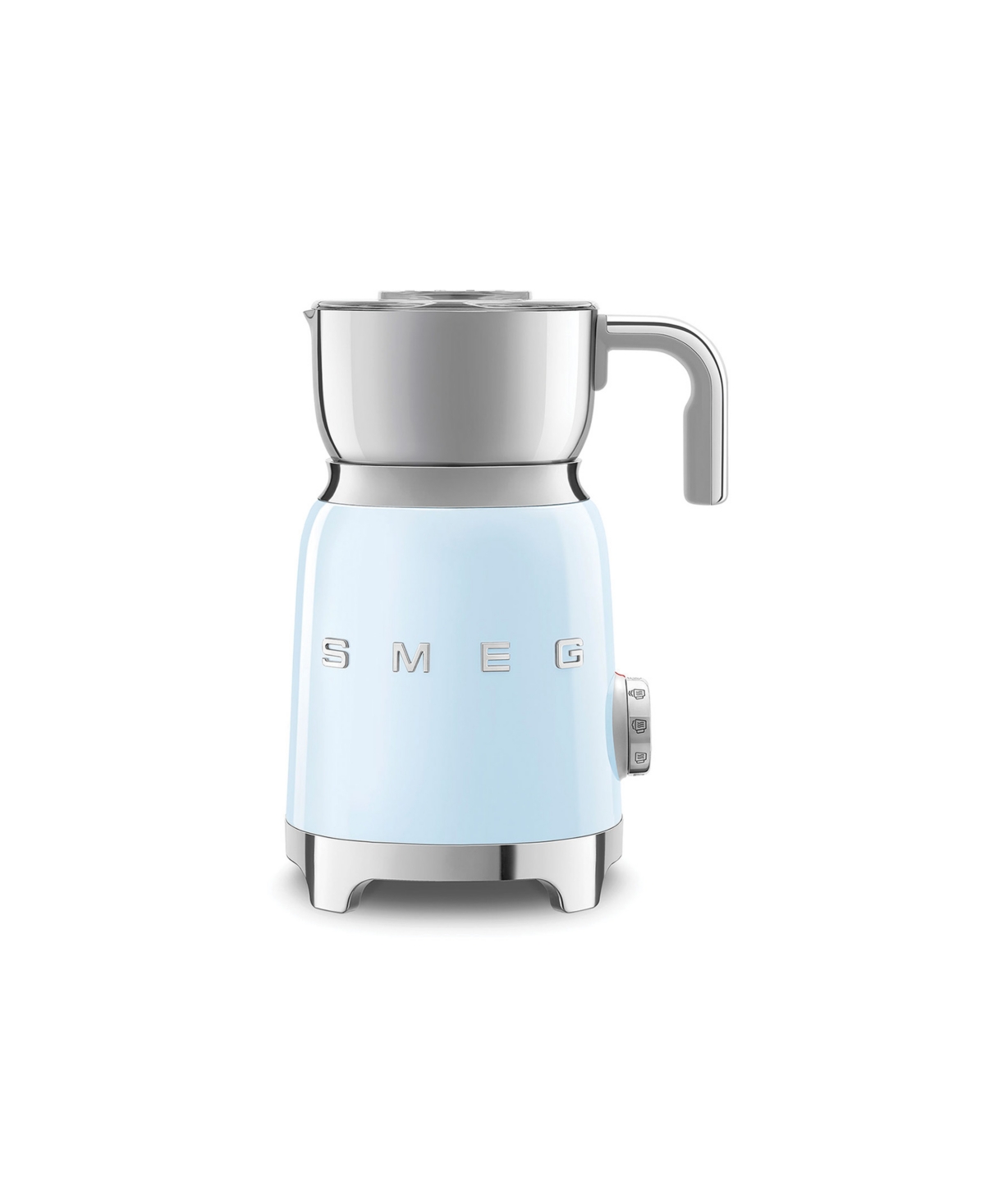 Smeg 50's Retro Style Aesthetic Milk Frother In Pastel Blue