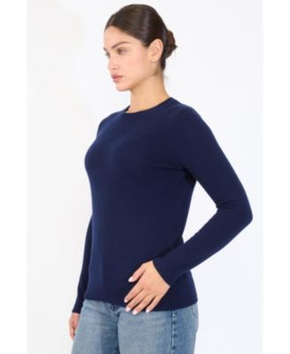 Women's 3-ply Cashmere Crew Neck Sweater