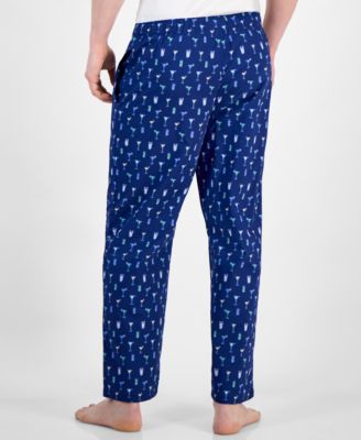 Men's Woven Beverage-Graphic Pajama Pants, Exclusively at Macy's