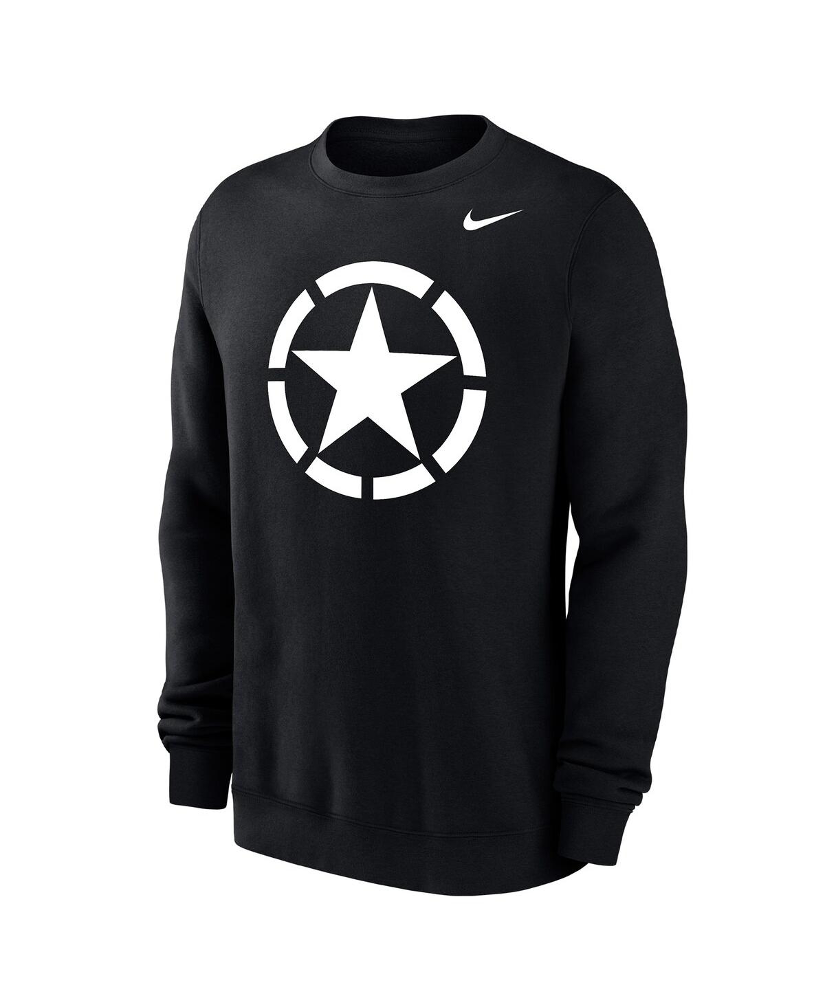 NIKE MEN'S BLACK ARMY BLACK KNIGHTS 2024 RIVALRY COLLECTION CLUB FLEECE SWEATSHIRT