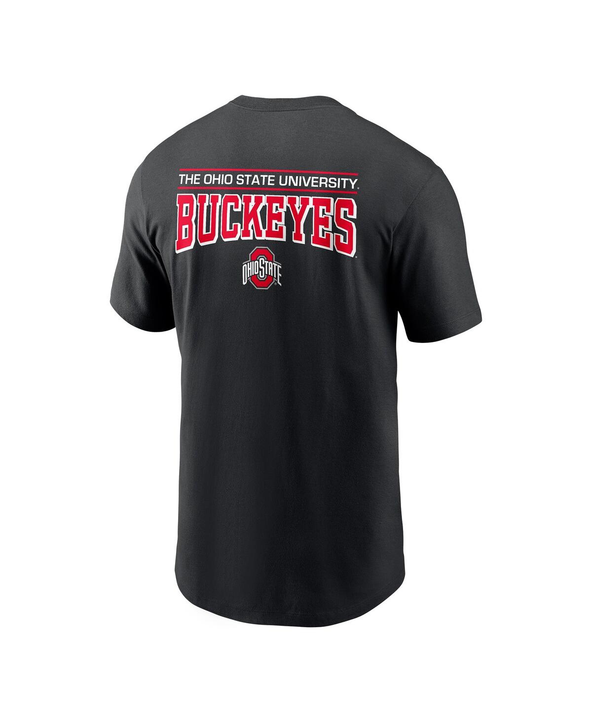 Nike Black Ohio State Buckeyes 2-hit T-shirt In Black