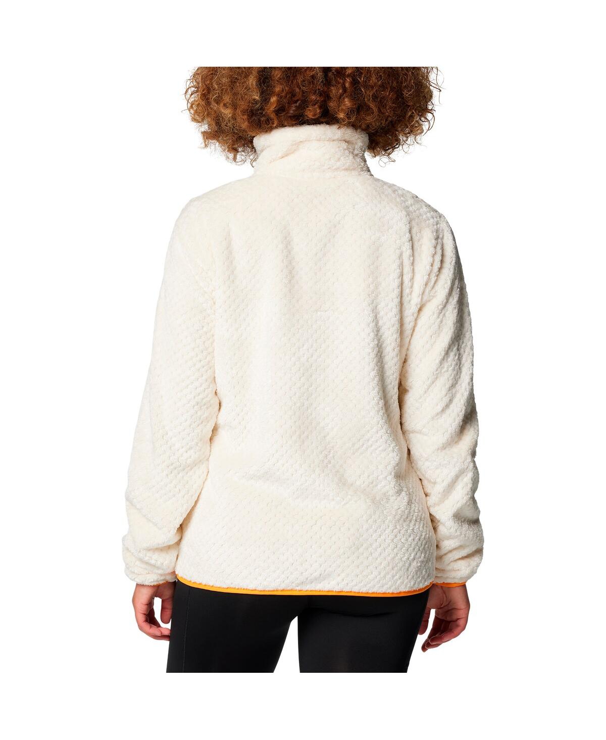 Columbia Women's Cream Tennessee Volunteers Fireside Ii Sherpa Full-zip Jacket In Multi