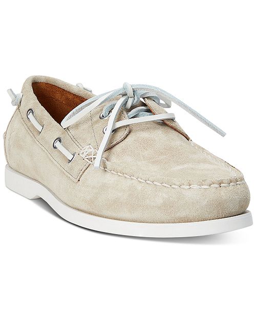 alfani Polo Ralph Lauren Men's Merton Suede Boat Shoe Men's Shoes