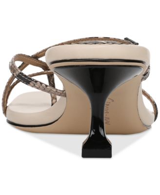 Juliet Strappy Kitten-Heel Dress Sandals