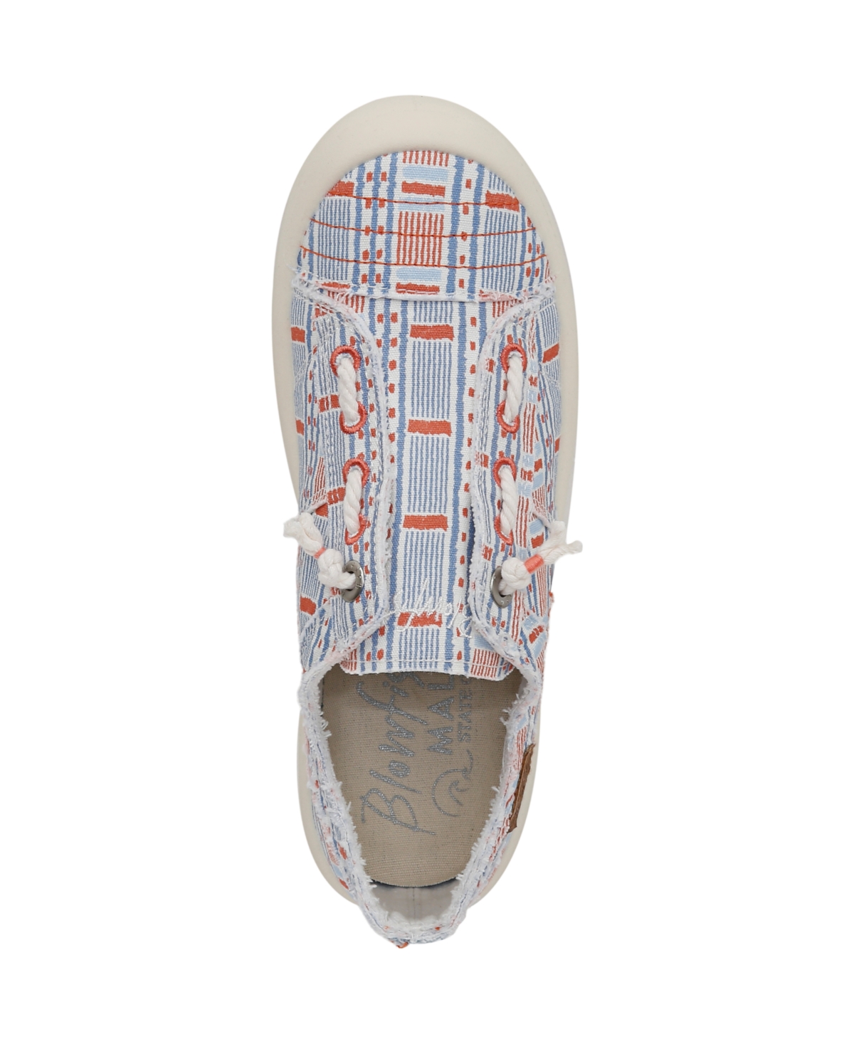 Blowfish Malibu Women's Beachside Round Toe Slip On Sneakers In Americana Stripe Canvas