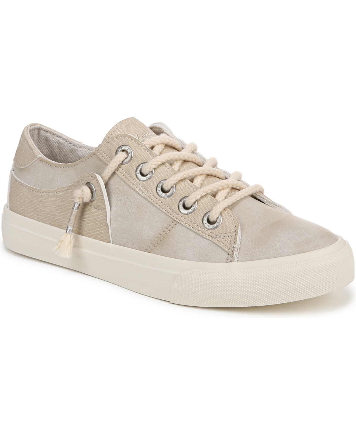 Blowfish Malibu Women's Martina Lace Up Platform Sneakers In Cream Faux Leather