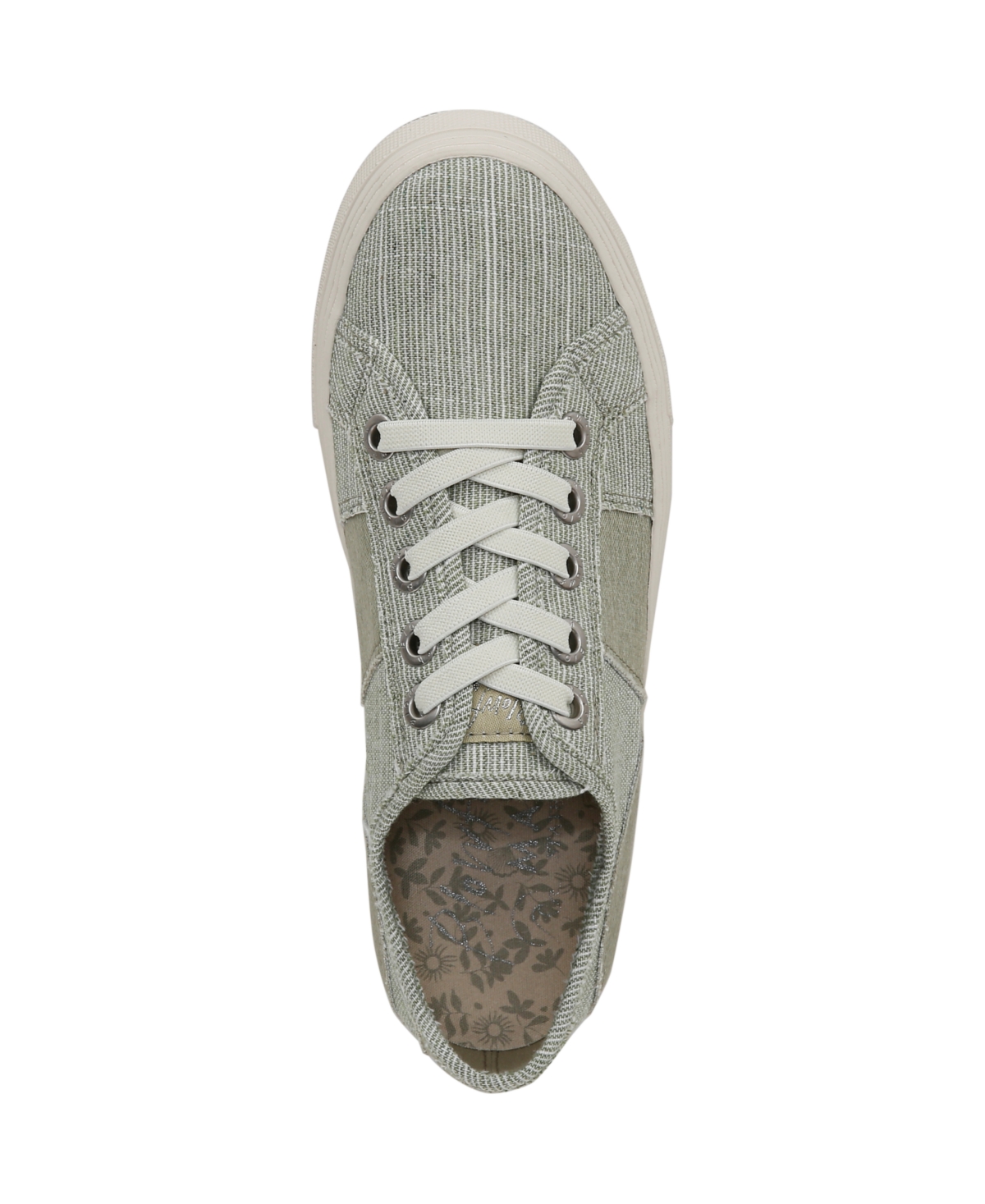 Shop Blowfish Malibu Women's Super Smile Lace Up Platform Sneakers In Pistachio Fabric