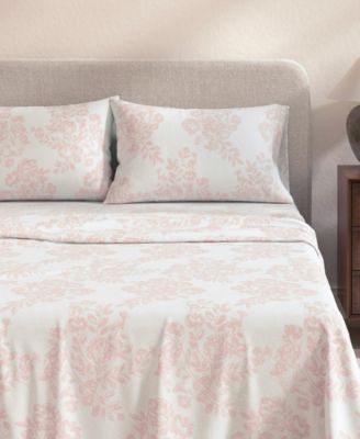 Ultra-Soft Turkish Cotton Flannel Winter Floral Print Sheet Set