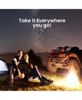 8'' Waterproof Marine Bluetooth Speaker System with LED Lights, 1000W