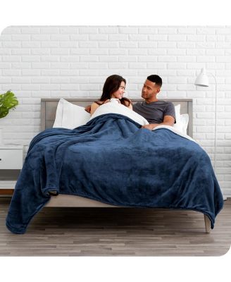 Bare Home Fleece Sherpa Blanket, Twin/Twin XL
