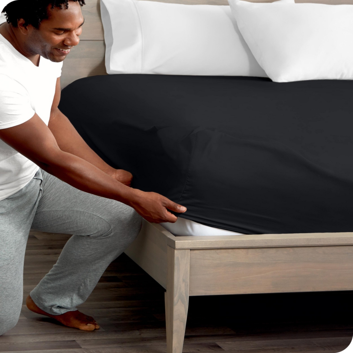 Bare Home inch Extra Deep Pocket Fitted Sheet