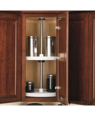 20'' Lazy Susan Full-Circle Polymer 2-Shelf, 3072-20-11-52