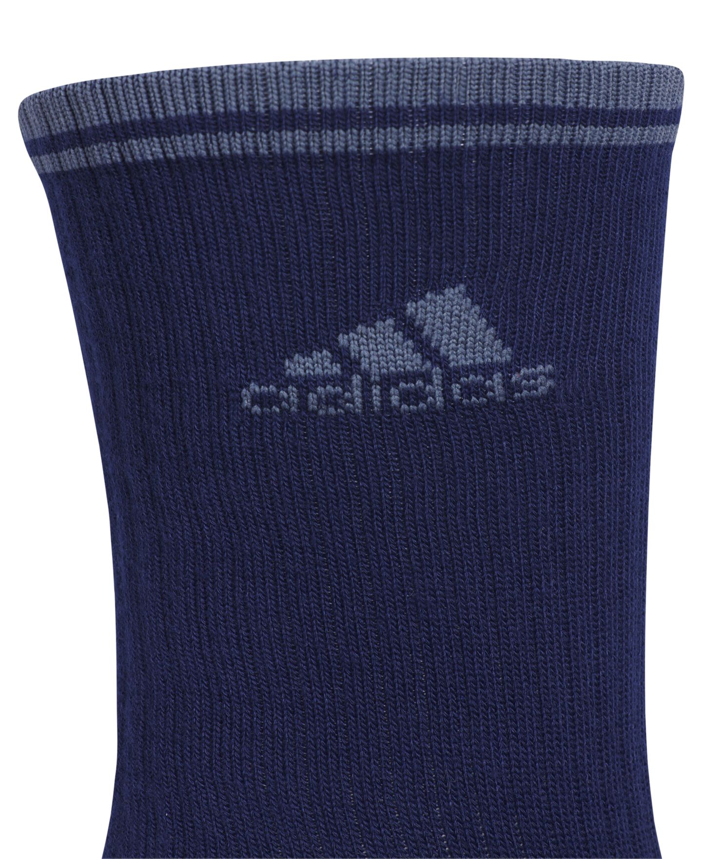 Мужские спортивные носки adidas с амортизацией, набор из 6 пар, цвет: Тёмный синий / Белый — фото 6