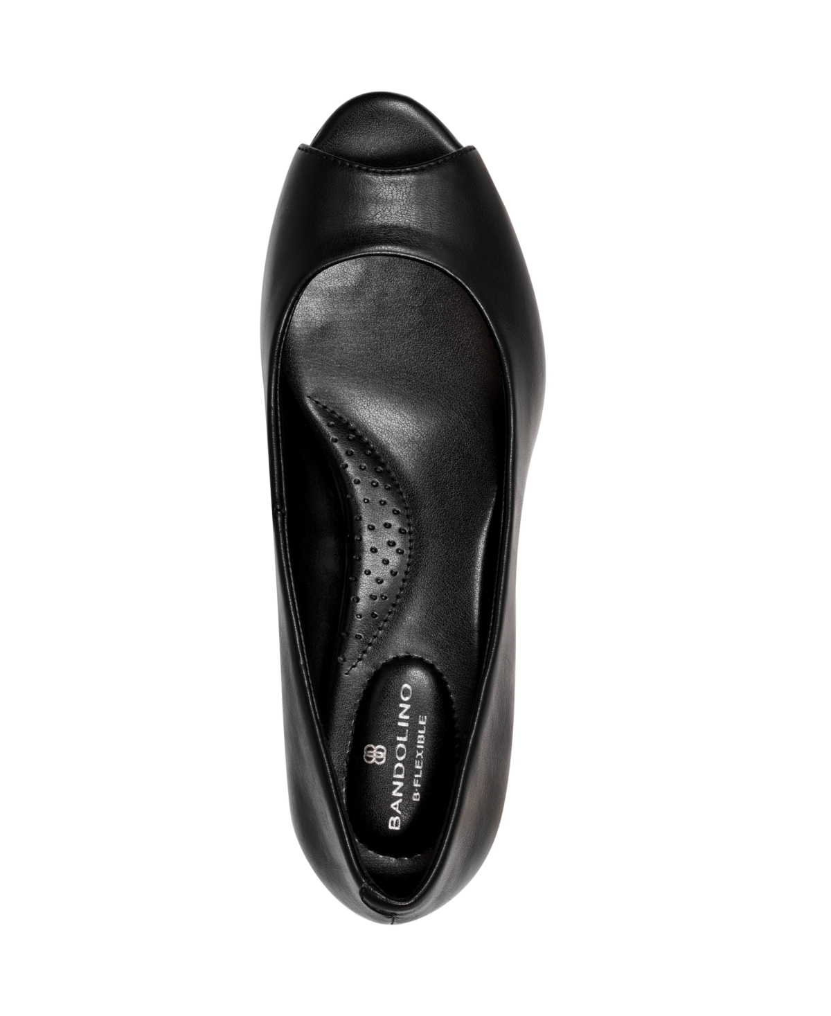 Bandolino Candra3 Womens Patent Leather Dressy Wedge Heels In Animal Print