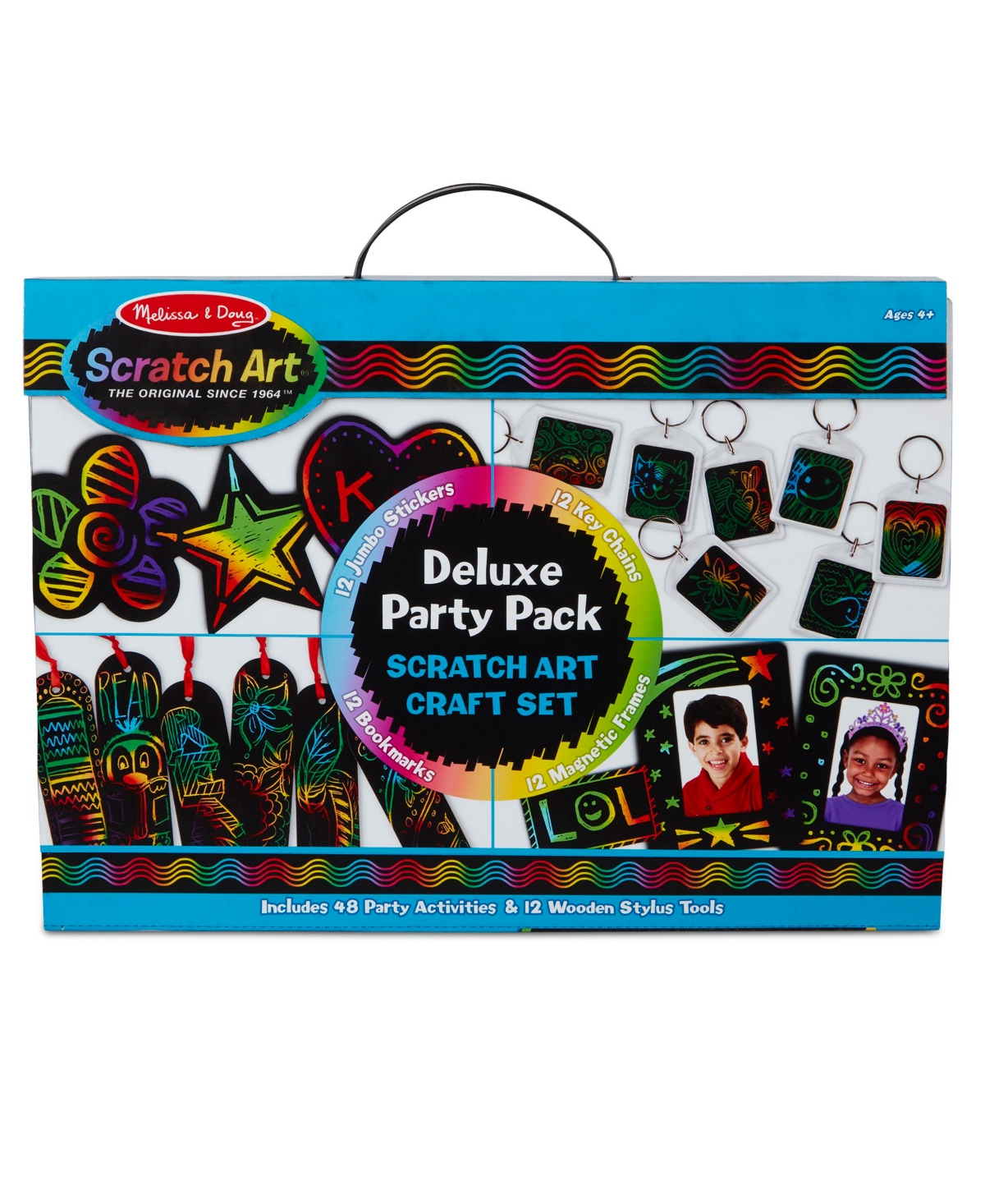 MELISSA & DOUG SCRATCH ART DELUXE PARTY PACK 