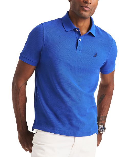 alfani Nautica Men's Classic Fit Deck Performance Polo Shirt Men's Fashion & Accessories