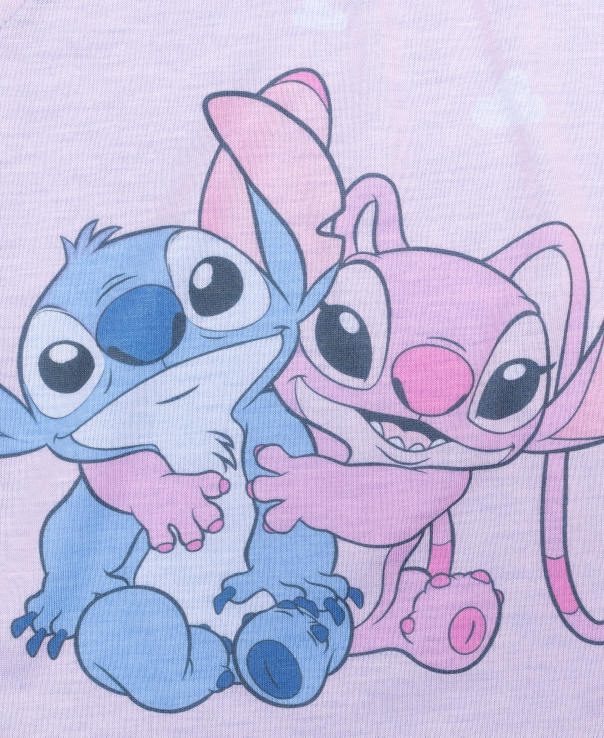 Lilo Stitch Toddler Girls Short Frill Sleeve Tank, Shorts, And Open Leg Pant, 3-piece Pajama Set In Assorted