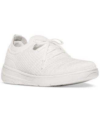 FitFlop - Women's Super-Q Knit Slip-On Lace-Up Sneakers