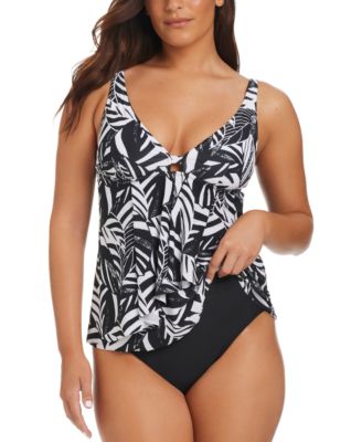 Sharp Observation Tankini High Waist Bottom