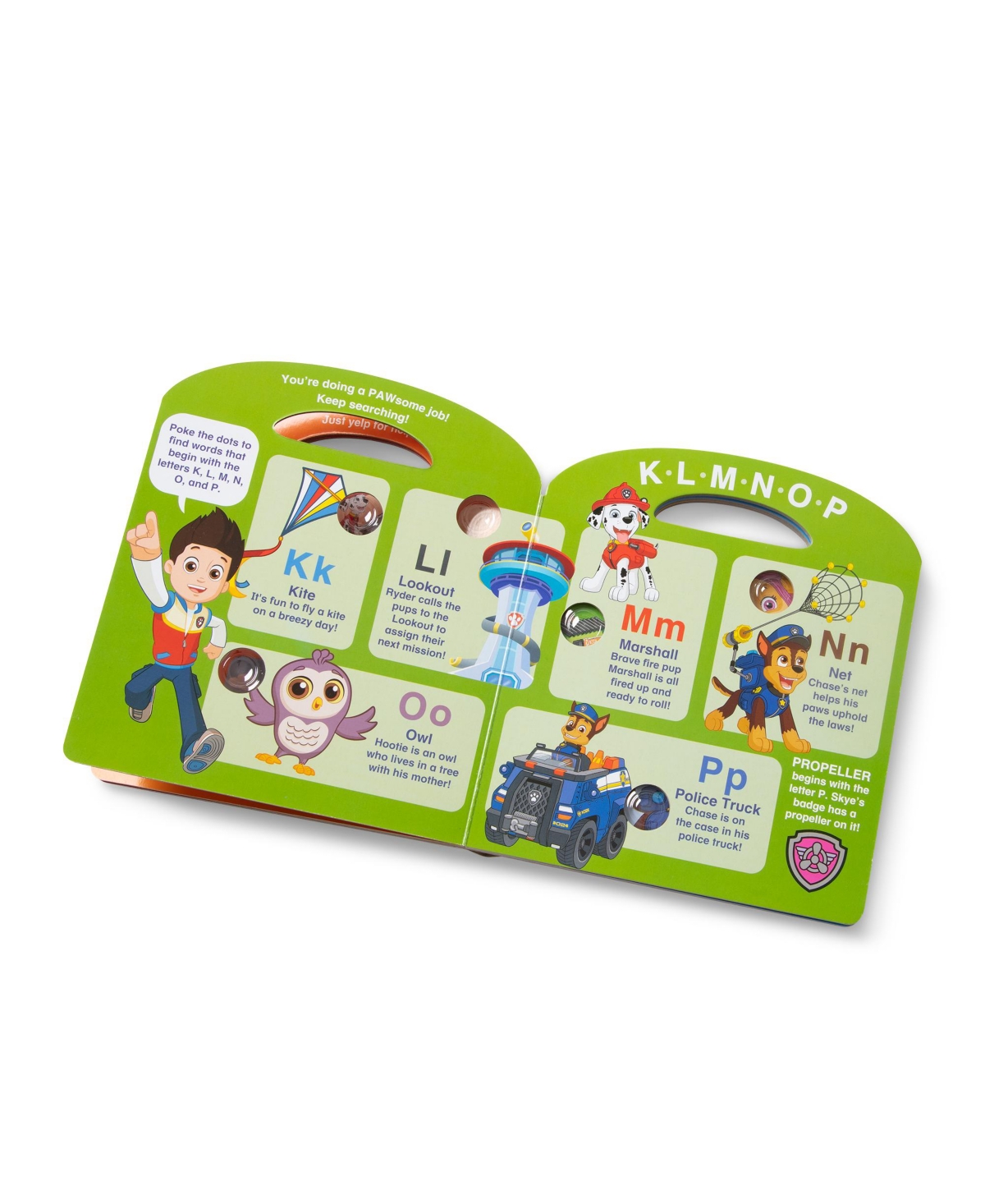 Melissa & Doug Paw Patrol Poke-a-dot Alphabet Adventure In Multicolor